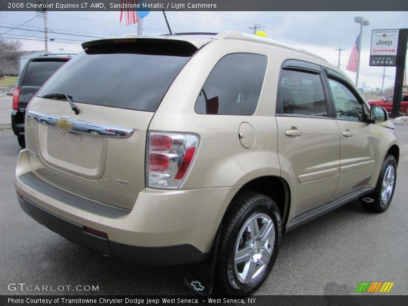 Sandstone Metallic / Light Cashmere 2008 Chevrolet Equinox LT AWD