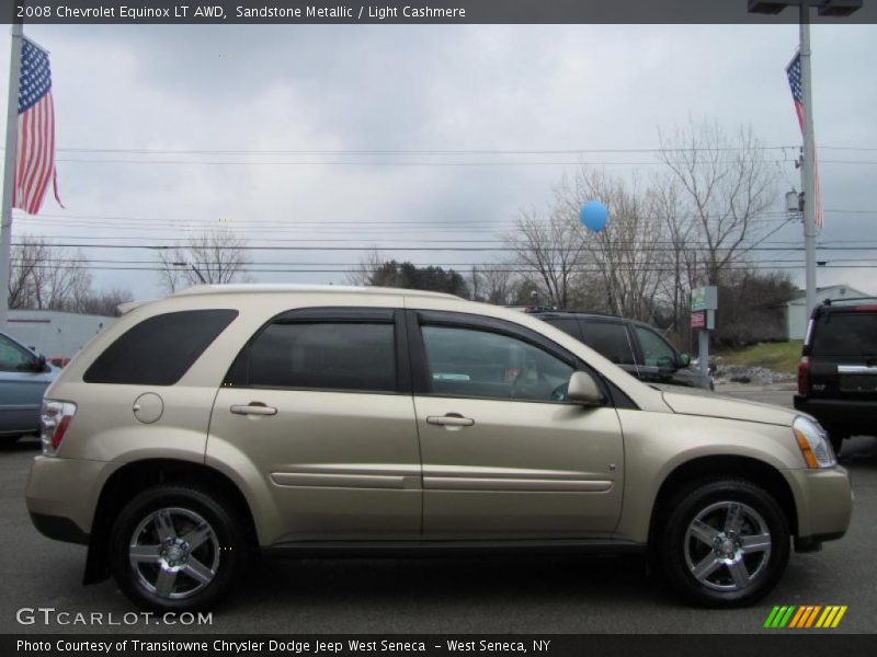 Sandstone Metallic / Light Cashmere 2008 Chevrolet Equinox LT AWD