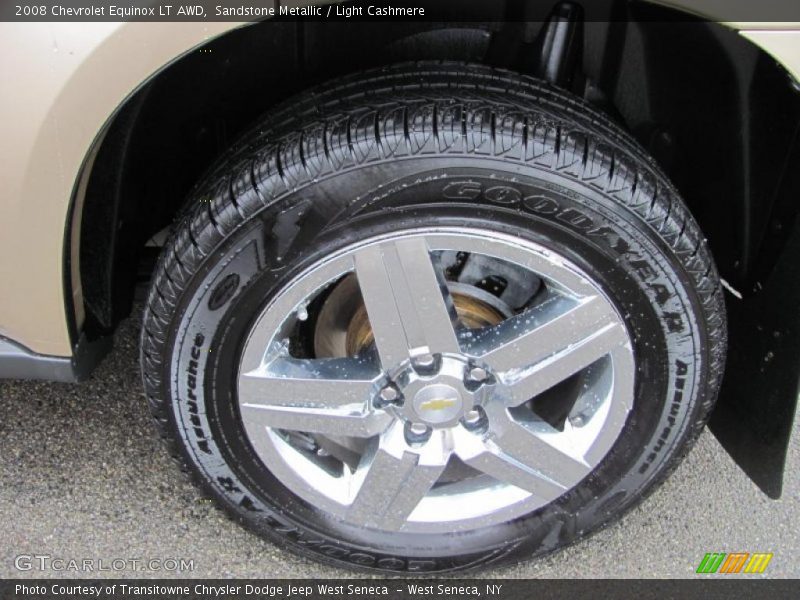 Sandstone Metallic / Light Cashmere 2008 Chevrolet Equinox LT AWD