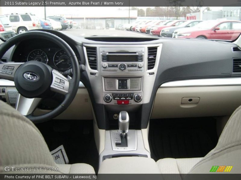 Dashboard of 2011 Legacy 2.5i Premium