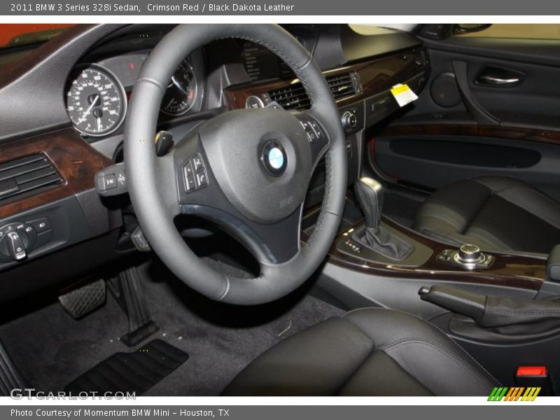 Crimson Red / Black Dakota Leather 2011 BMW 3 Series 328i Sedan