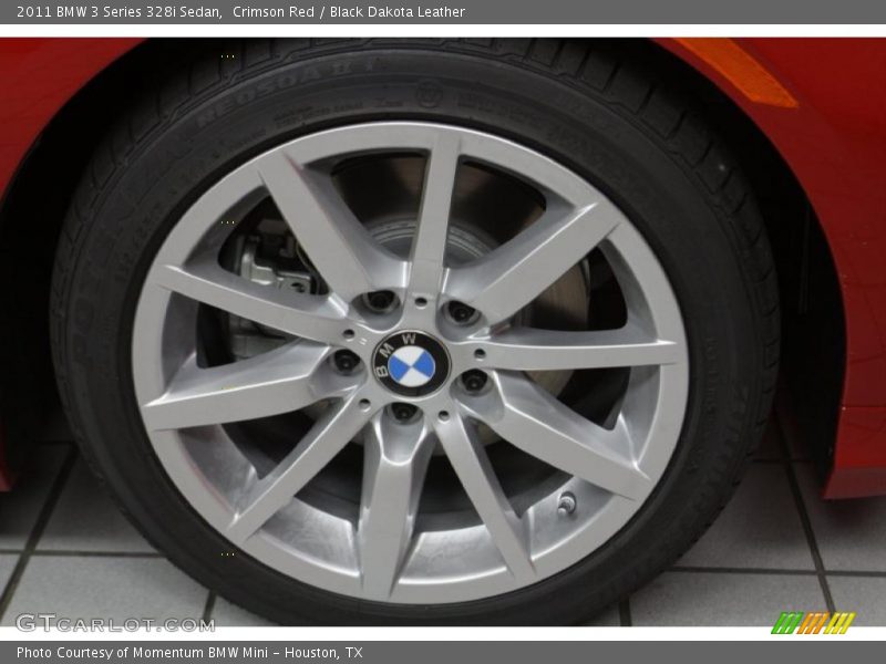 Crimson Red / Black Dakota Leather 2011 BMW 3 Series 328i Sedan
