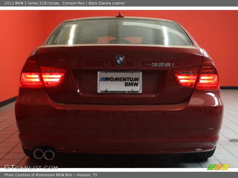 Crimson Red / Black Dakota Leather 2011 BMW 3 Series 328i Sedan