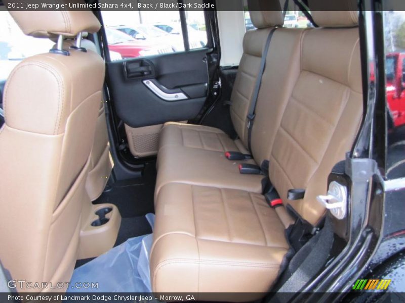 Black / Black/Dark Saddle 2011 Jeep Wrangler Unlimited Sahara 4x4