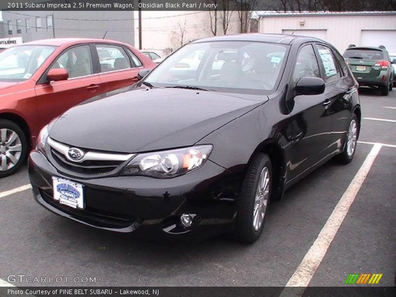 Obsidian Black Pearl / Ivory 2011 Subaru Impreza 2.5i Premium Wagon
