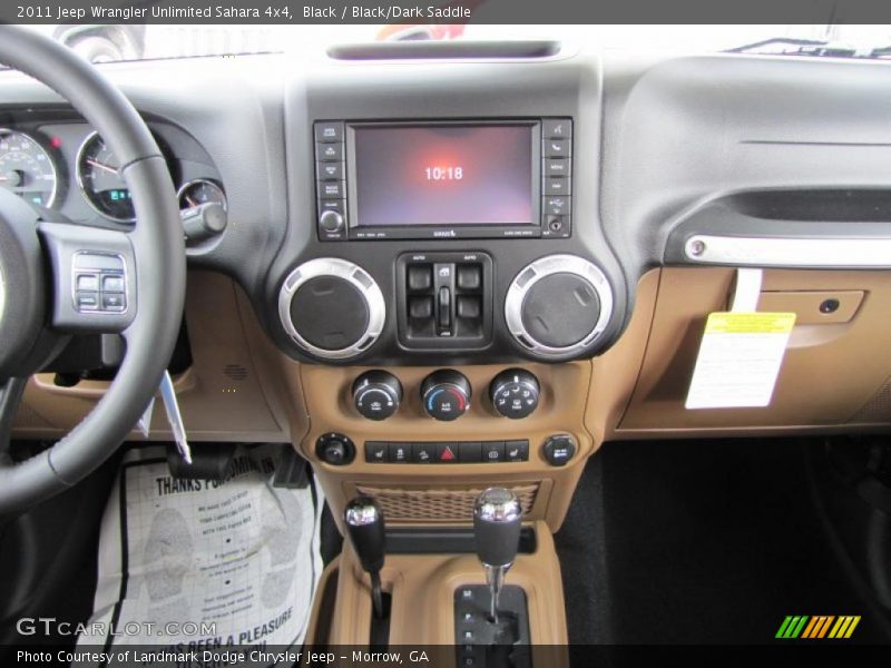 Black / Black/Dark Saddle 2011 Jeep Wrangler Unlimited Sahara 4x4