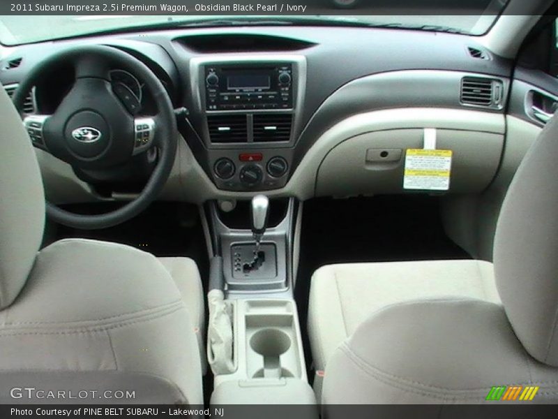Obsidian Black Pearl / Ivory 2011 Subaru Impreza 2.5i Premium Wagon