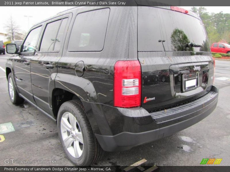 Brilliant Black Crystal Pearl / Dark Slate Gray 2011 Jeep Patriot Latitude