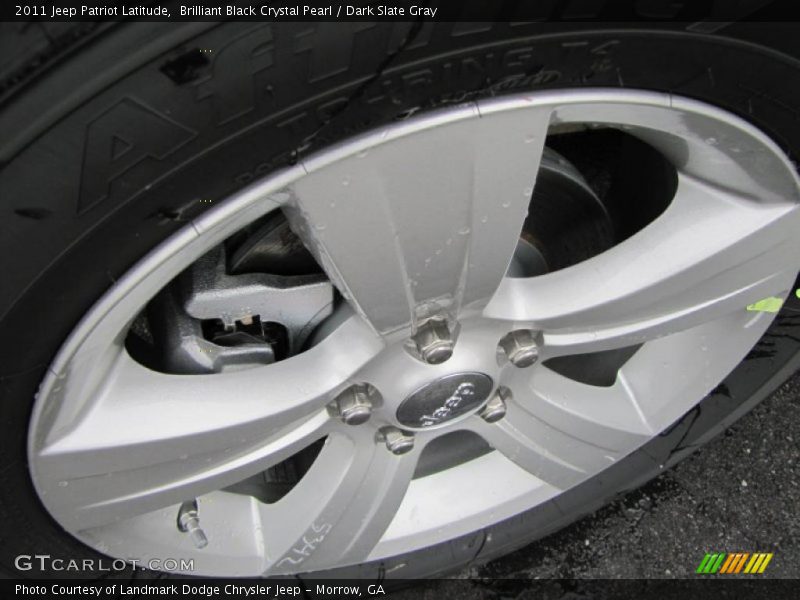 Brilliant Black Crystal Pearl / Dark Slate Gray 2011 Jeep Patriot Latitude