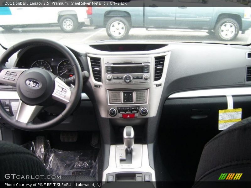 Steel Silver Metallic / Off-Black 2011 Subaru Legacy 2.5i Premium