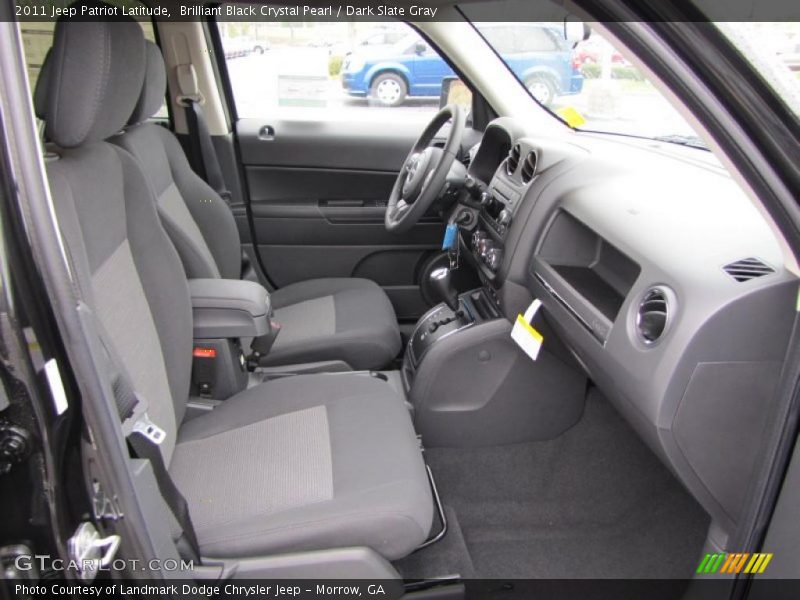 Brilliant Black Crystal Pearl / Dark Slate Gray 2011 Jeep Patriot Latitude