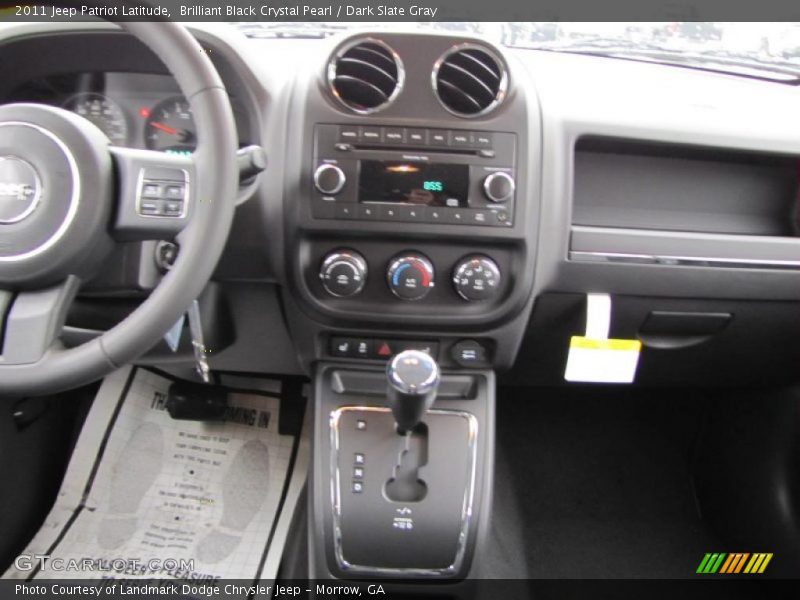 Brilliant Black Crystal Pearl / Dark Slate Gray 2011 Jeep Patriot Latitude