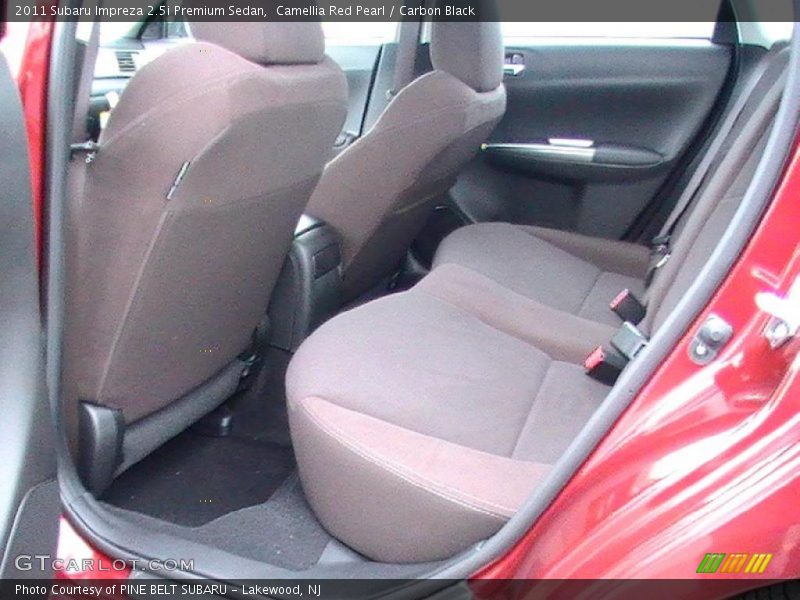 Camellia Red Pearl / Carbon Black 2011 Subaru Impreza 2.5i Premium Sedan
