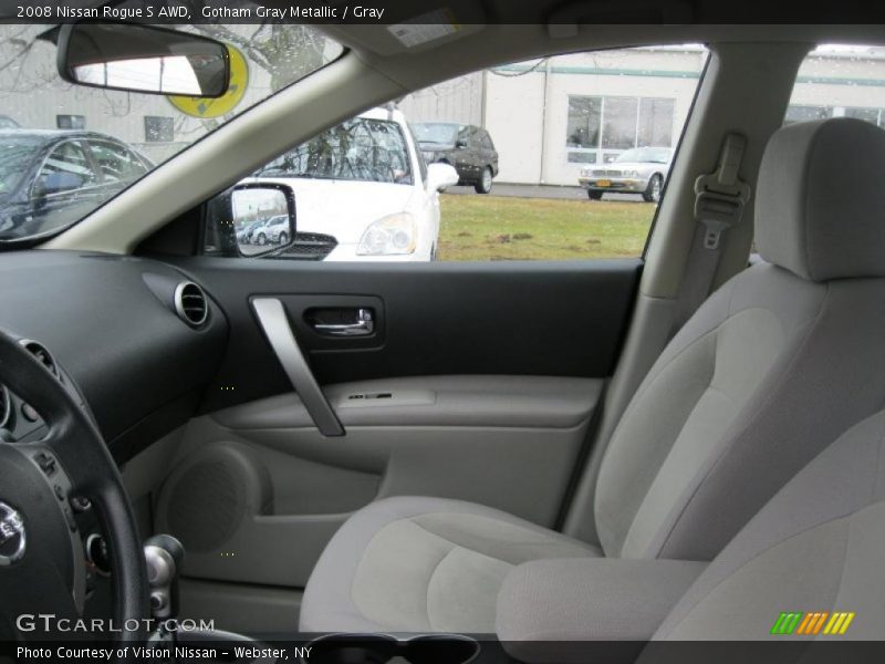 Gotham Gray Metallic / Gray 2008 Nissan Rogue S AWD