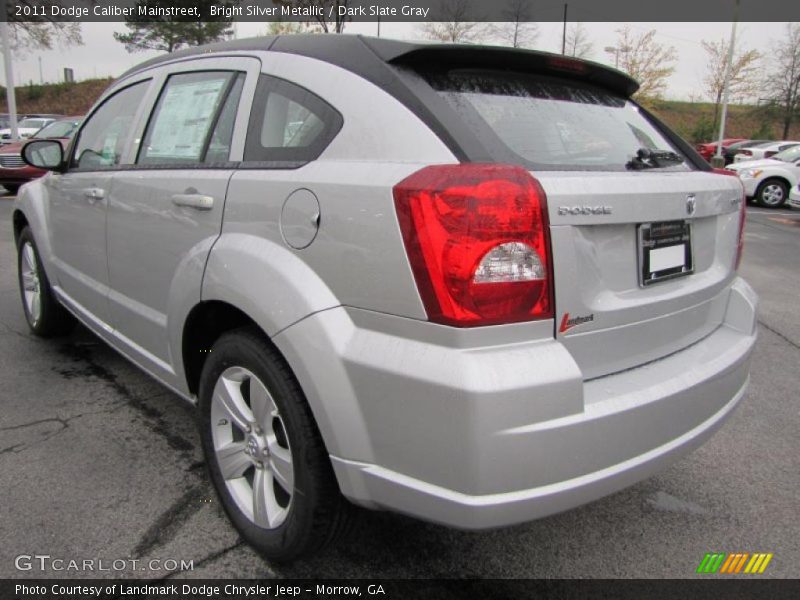 Bright Silver Metallic / Dark Slate Gray 2011 Dodge Caliber Mainstreet