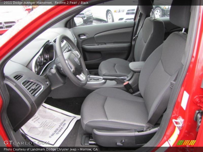  2011 Avenger Mainstreet Black Interior