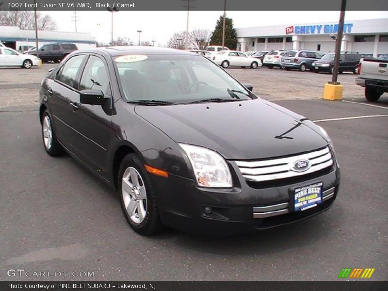 Black / Camel 2007 Ford Fusion SE V6 AWD