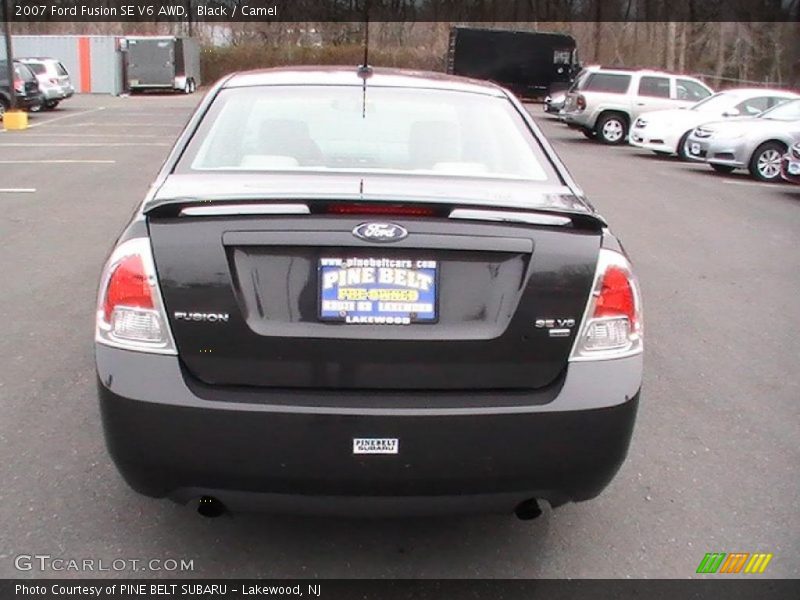 Black / Camel 2007 Ford Fusion SE V6 AWD