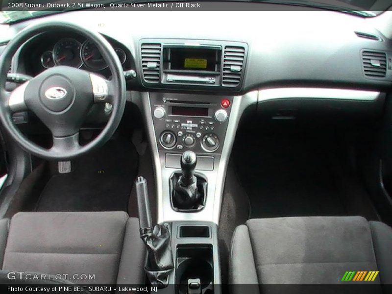 Quartz Silver Metallic / Off Black 2008 Subaru Outback 2.5i Wagon