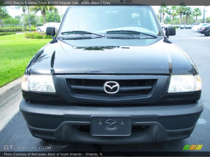 Mystic Black / Gray 2002 Mazda B-Series Truck B2300 Regular Cab