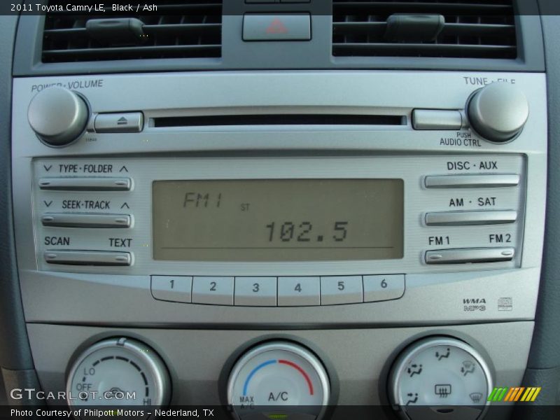 Black / Ash 2011 Toyota Camry LE