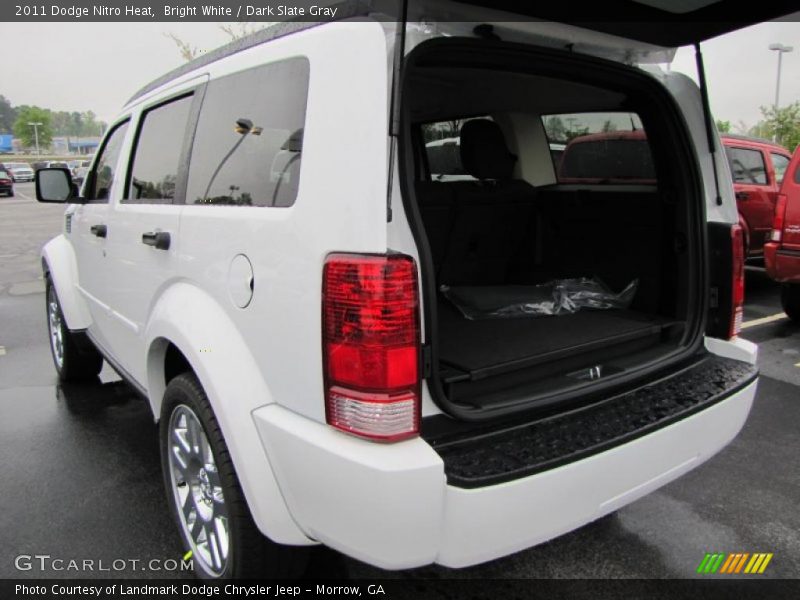 Bright White / Dark Slate Gray 2011 Dodge Nitro Heat