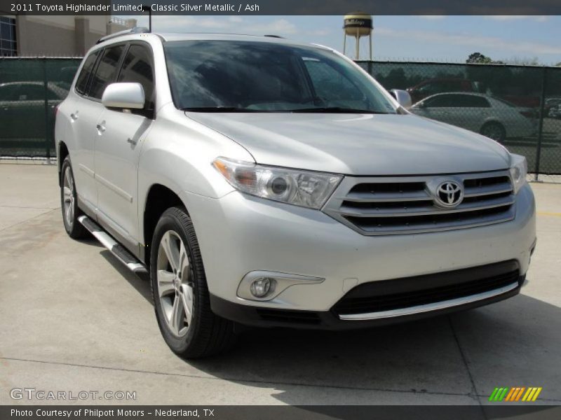 Classic Silver Metallic / Ash 2011 Toyota Highlander Limited