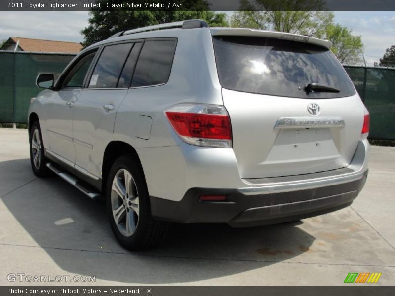 Classic Silver Metallic / Ash 2011 Toyota Highlander Limited