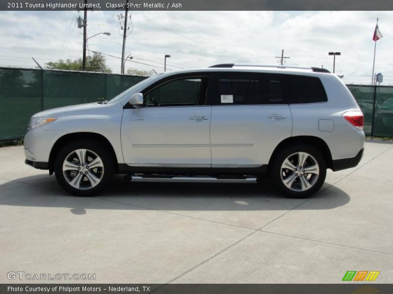 Classic Silver Metallic / Ash 2011 Toyota Highlander Limited