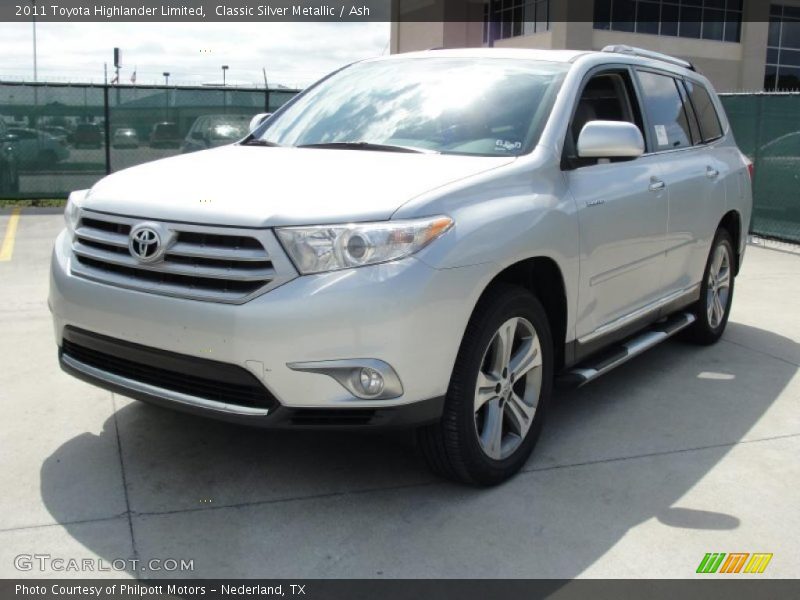 Classic Silver Metallic / Ash 2011 Toyota Highlander Limited