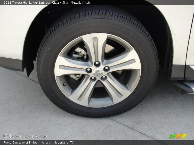 Classic Silver Metallic / Ash 2011 Toyota Highlander Limited