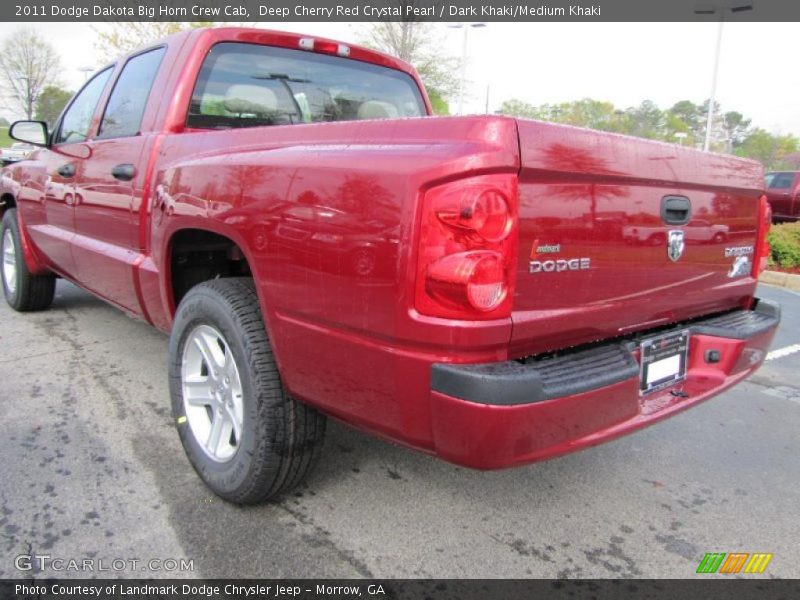  2011 Dakota Big Horn Crew Cab Deep Cherry Red Crystal Pearl