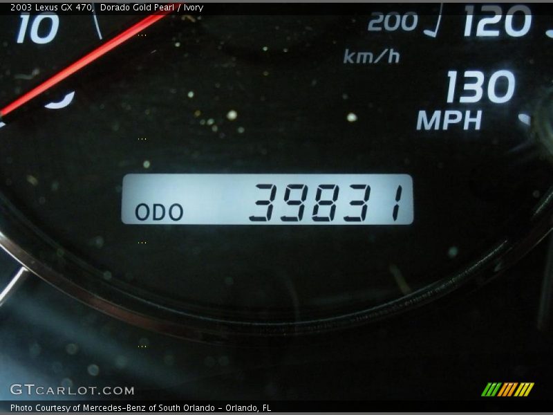 Dorado Gold Pearl / Ivory 2003 Lexus GX 470