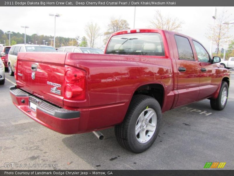  2011 Dakota Big Horn Crew Cab Deep Cherry Red Crystal Pearl