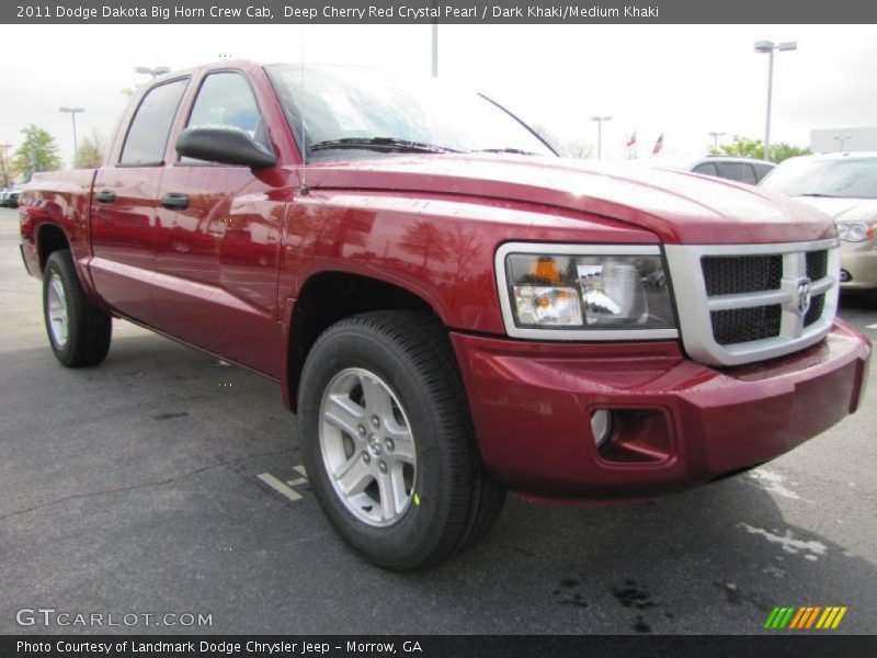 Front 3/4 View of 2011 Dakota Big Horn Crew Cab
