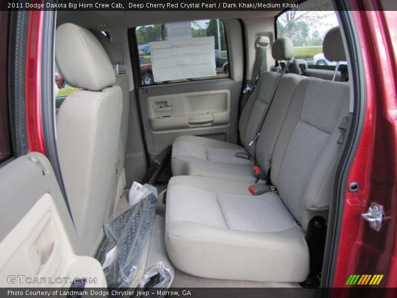  2011 Dakota Big Horn Crew Cab Dark Khaki/Medium Khaki Interior