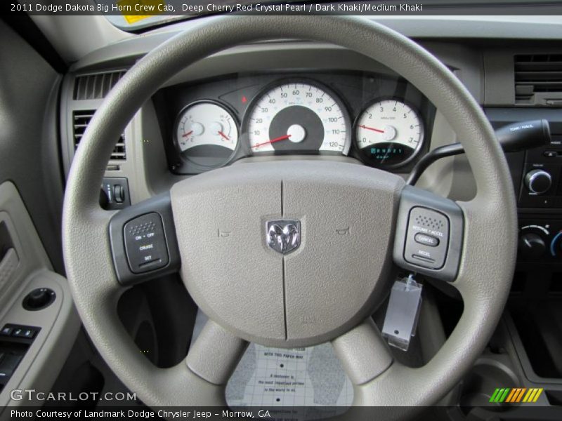  2011 Dakota Big Horn Crew Cab Steering Wheel