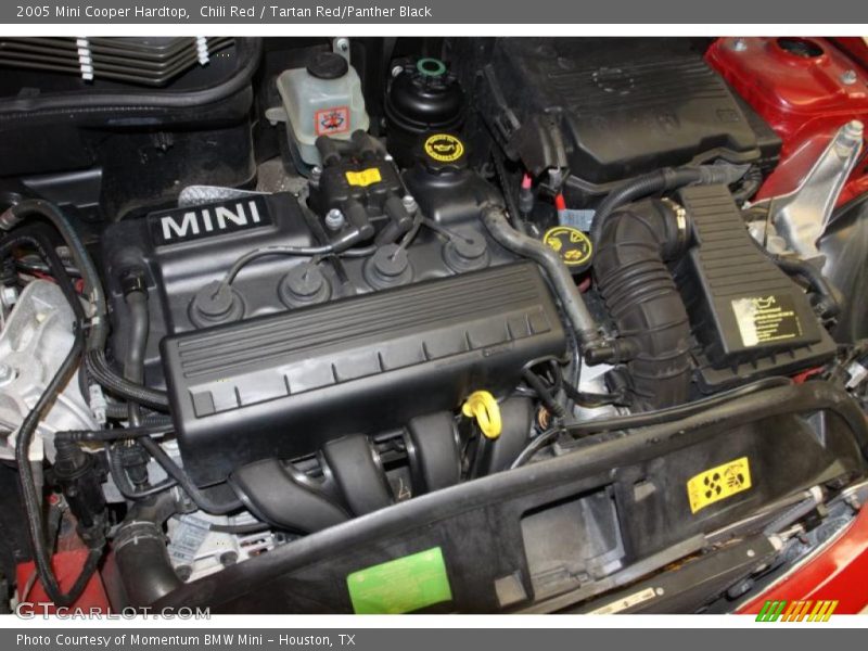 Chili Red / Tartan Red/Panther Black 2005 Mini Cooper Hardtop