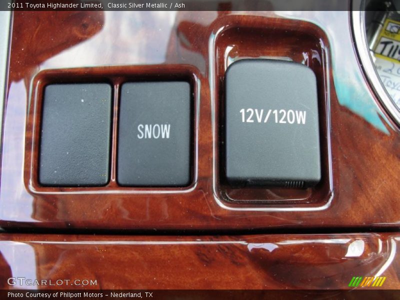 Controls of 2011 Highlander Limited