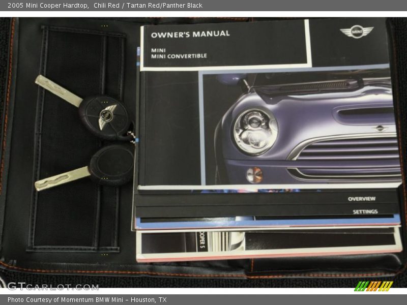 Chili Red / Tartan Red/Panther Black 2005 Mini Cooper Hardtop