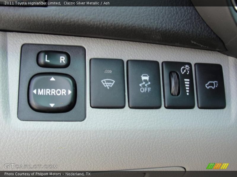 Controls of 2011 Highlander Limited