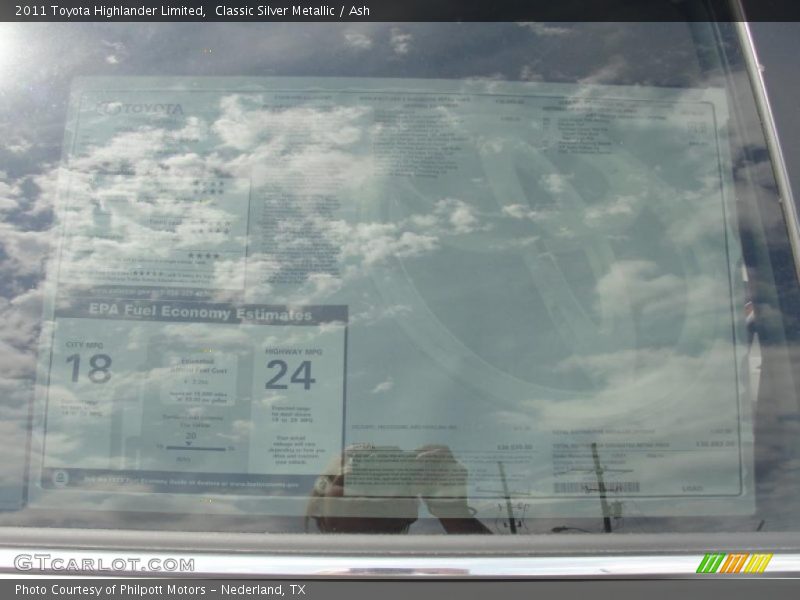 Classic Silver Metallic / Ash 2011 Toyota Highlander Limited