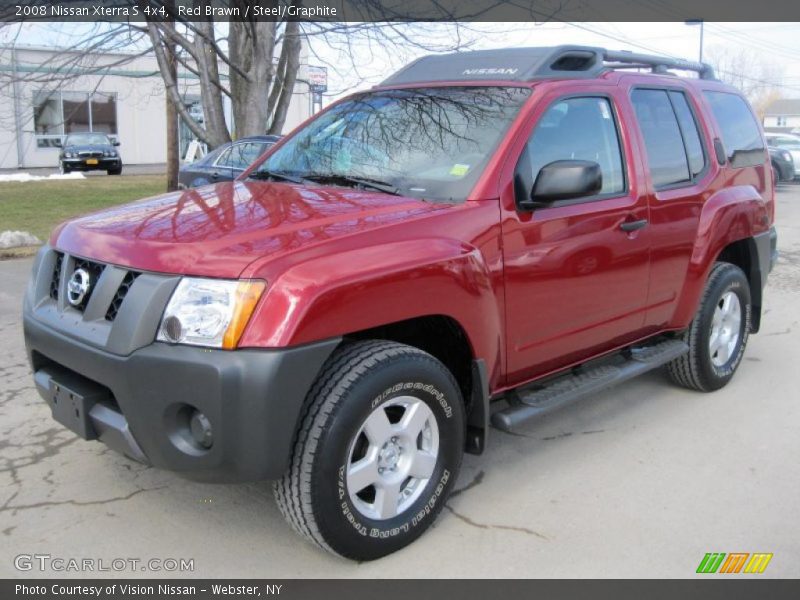 Red Brawn / Steel/Graphite 2008 Nissan Xterra S 4x4
