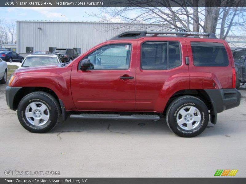 Red Brawn / Steel/Graphite 2008 Nissan Xterra S 4x4