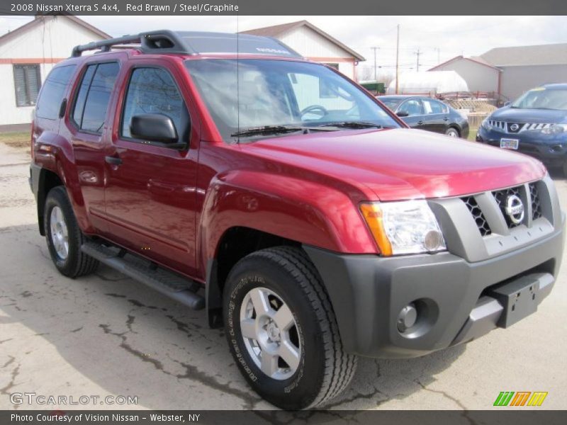 Red Brawn / Steel/Graphite 2008 Nissan Xterra S 4x4