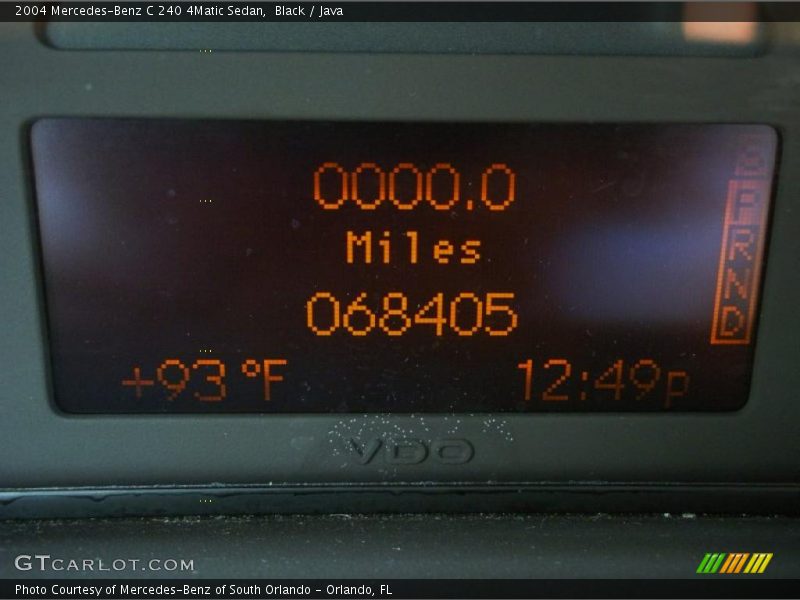 Black / Java 2004 Mercedes-Benz C 240 4Matic Sedan