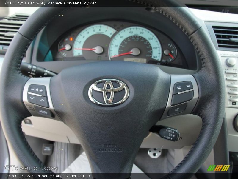 Magnetic Gray Metallic / Ash 2011 Toyota Camry SE