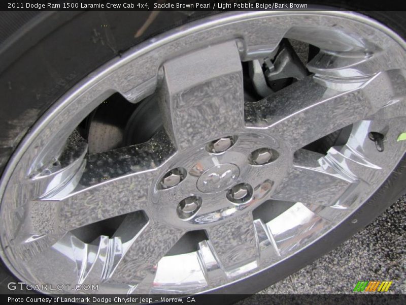 Saddle Brown Pearl / Light Pebble Beige/Bark Brown 2011 Dodge Ram 1500 Laramie Crew Cab 4x4