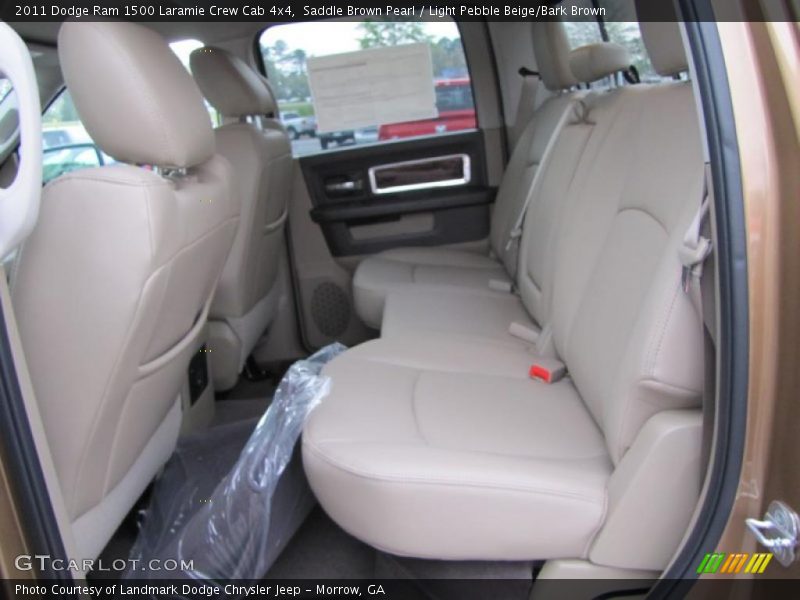 Saddle Brown Pearl / Light Pebble Beige/Bark Brown 2011 Dodge Ram 1500 Laramie Crew Cab 4x4
