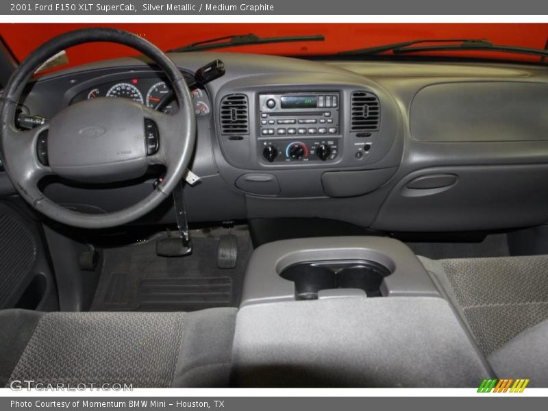 Silver Metallic / Medium Graphite 2001 Ford F150 XLT SuperCab
